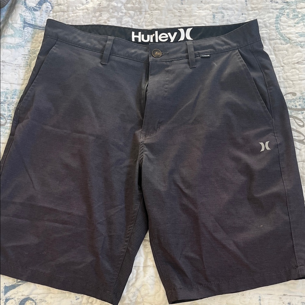 Hurley Men's Dark Gray Hybrid Shorts